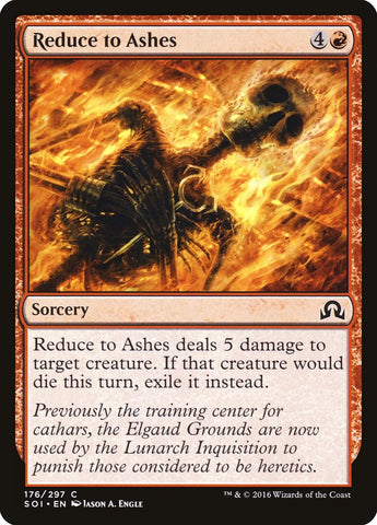 Reduce to Ashes [Shadows over Innistrad] ESPAÑOL