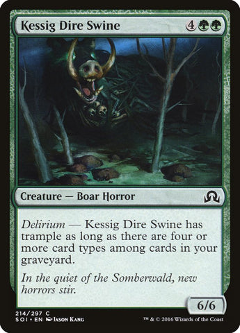 Kessig Dire Swine [Shadows over Innistrad] ESPAÑOL