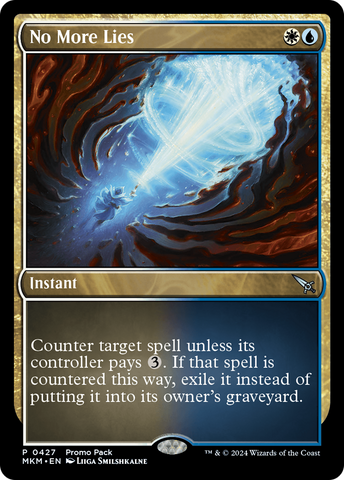 No More Lies (Promo Pack) [Murders at Karlov Manor Promos] ESPAÑOL