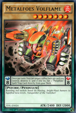 Metalfoes Volflame [TDIL-EN024] Rare ESPAÑOL