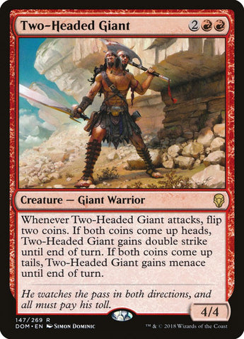 Two-Headed Giant [Dominaria] ESPAÑOL