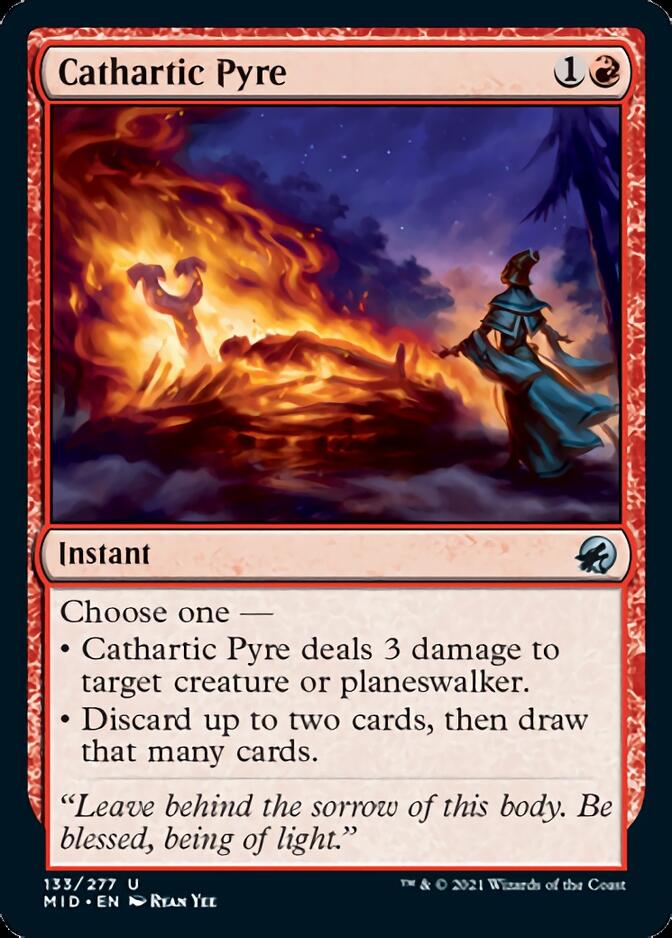 Cathartic Pyre [Innistrad: Midnight Hunt] ESPAÑOL