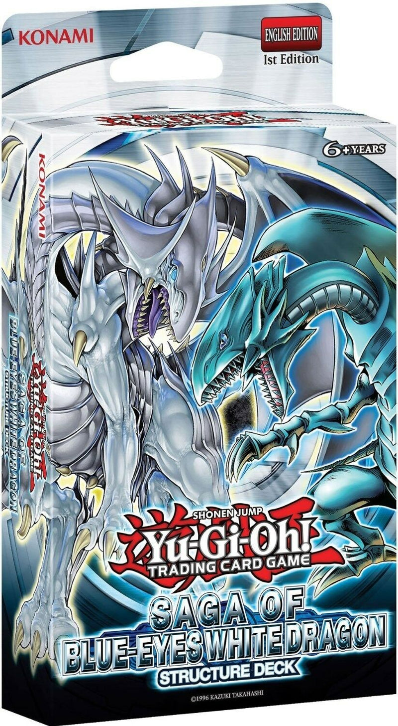 Saga of Blue-Eyes White Dragon - Structure Deck Display (1st Edition)