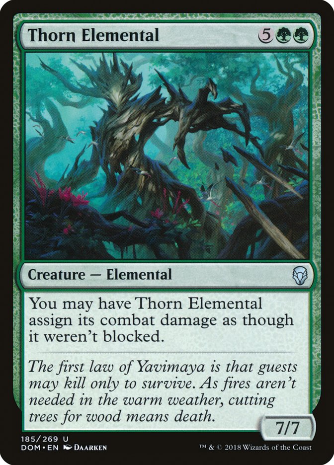 Thorn Elemental [Dominaria] ESPAÑOL
