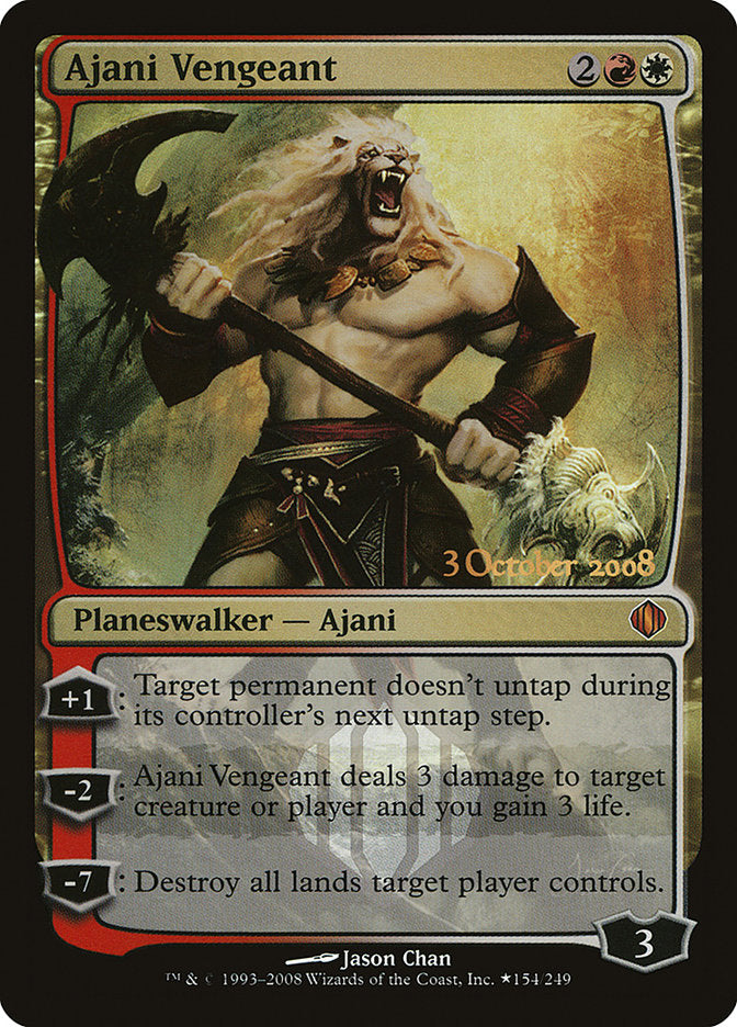 Ajani Vengeant [Shards of Alara Promos] ESPAÑOL