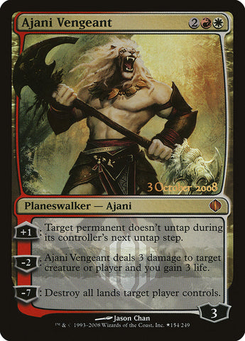 Ajani Vengeant [Shards of Alara Promos] ESPAÑOL