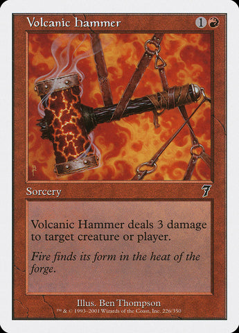 Volcanic Hammer [Seventh Edition] ESPAÑOL