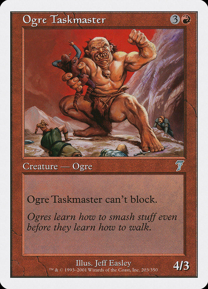 Ogre Taskmaster [Seventh Edition] ESPAÑOL