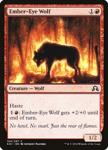 Ember-Eye Wolf [Shadows over Innistrad] ESPAÑOL