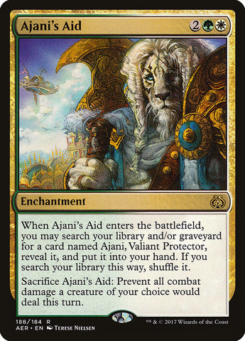 Ajani's Aid [Aether Revolt] ESPAÑOL