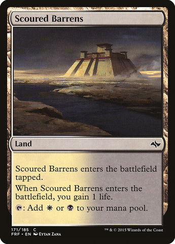 Scoured Barrens [Fate Reforged] ESPAÑOL