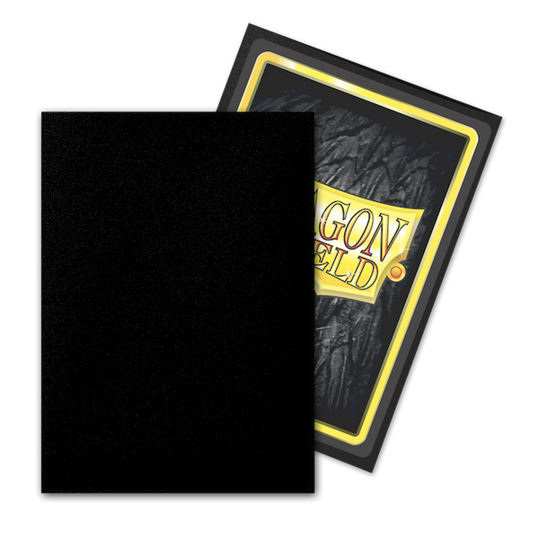 Dragon Shield 100 Matte Outer Sleeves Black