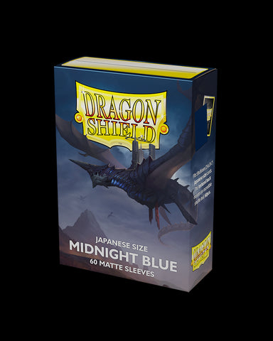 Dragon Shield 60 Japanese Matte Midnight Blue para Yu-Gi-Oh