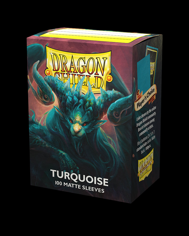 Dragon Shield 100 Matte Turquoise Standard