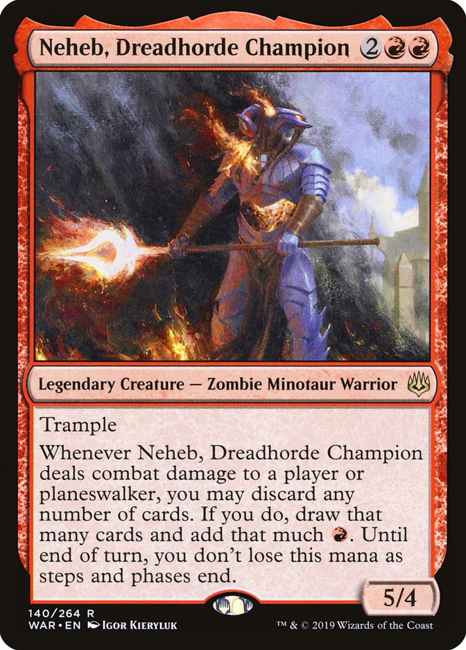 Neheb, Dreadhorde Champion [War of the Spark] JAPONES