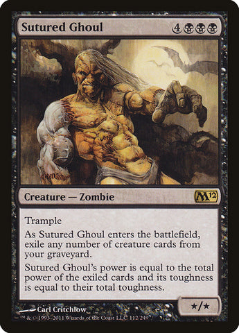 Sutured Ghoul [Magic 2012] ESPAÑOL