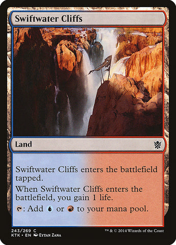 Swiftwater Cliffs [Khans of Tarkir]  RUSO