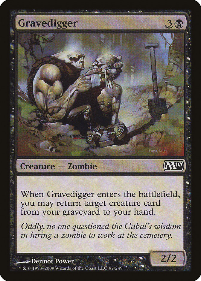 Gravedigger [Magic 2010]  JAPONES