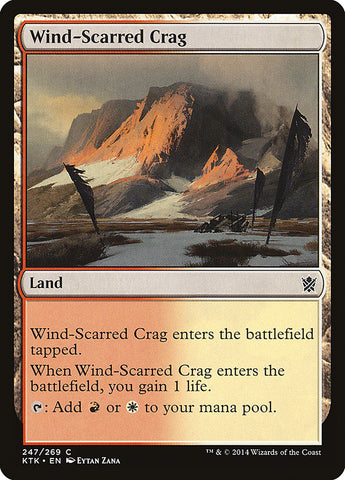 Wind-Scarred Crag [Khans of Tarkir] RUSO