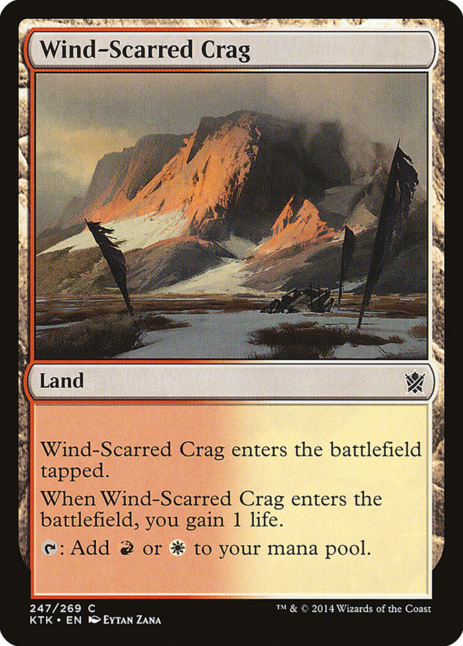 Wind-Scarred Crag [Khans of Tarkir]  JAPONES