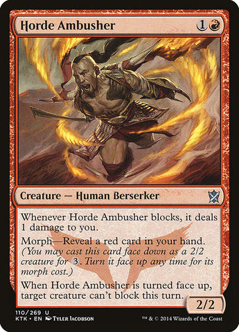 Horde Ambusher [Khans of Tarkir]  JAPONES