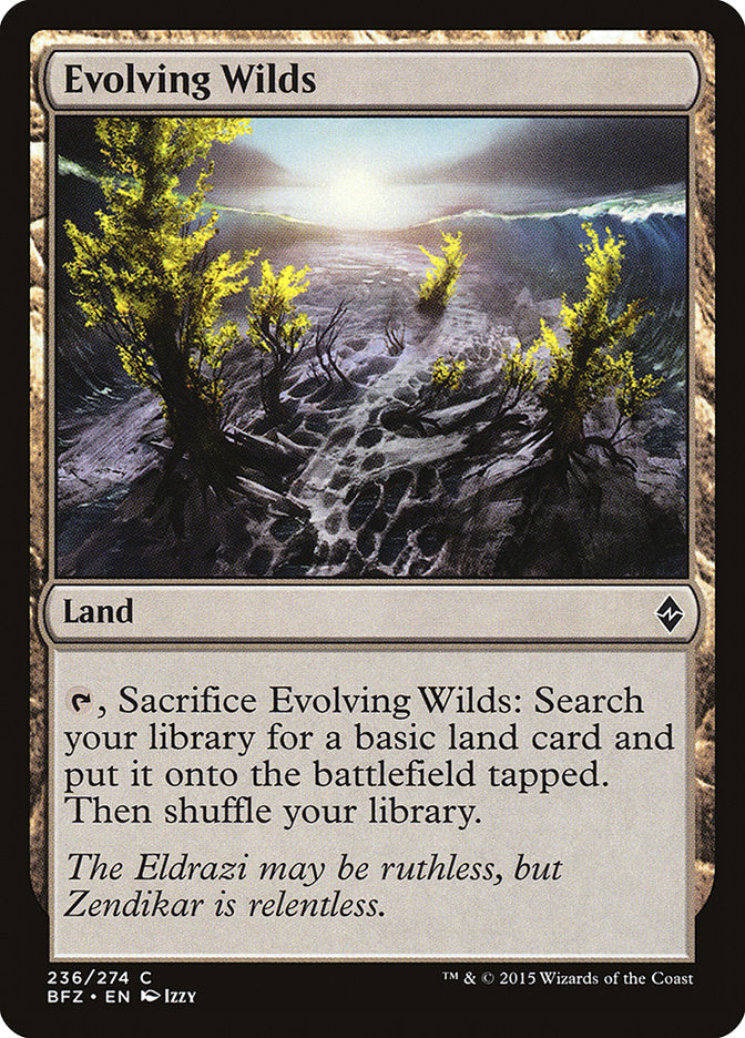 Evolving Wilds [Battle for Zendikar]  COREANO