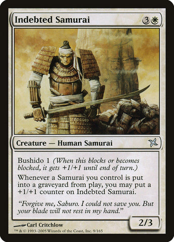 Indebted Samurai [Betrayers of Kamigawa] ESPAÑOL