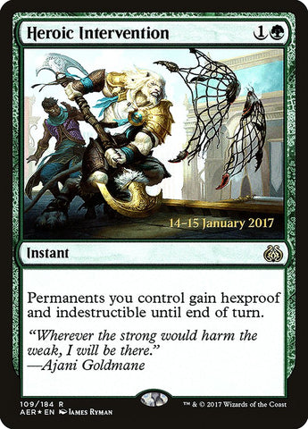 Heroic Intervention [Aether Revolt Prerelease Promos] Español