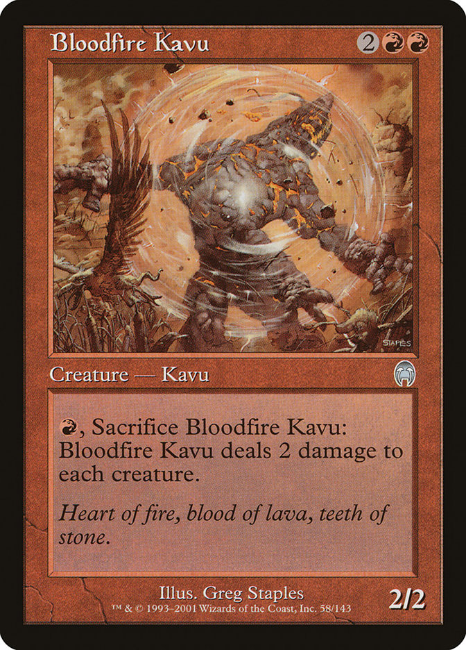 Bloodfire Kavu [Apocalypse] ESPAÑOL