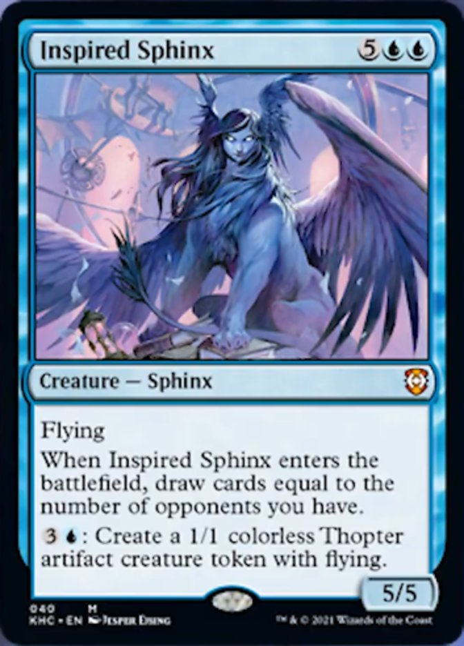 Inspired Sphinx [Kaldheim Commander] ESPAÑOL