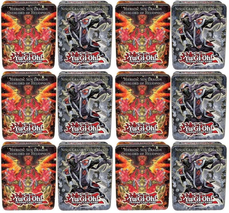 Collector's Tin Display (Hieratic Sun Dragon Overlord of Heliopolis & Ninja Grandmaster Hanzo)