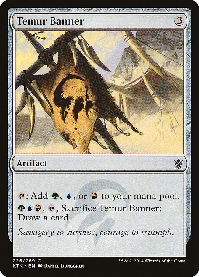 Temur Banner [Khans of Tarkir] JAPONES