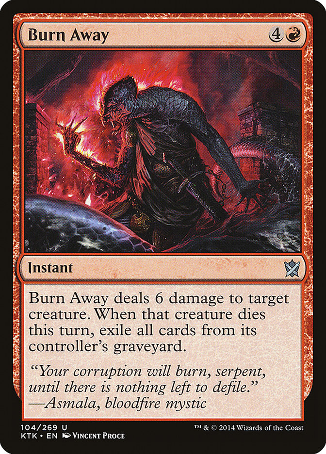Burn Away [Khans of Tarkir]  JAPONES