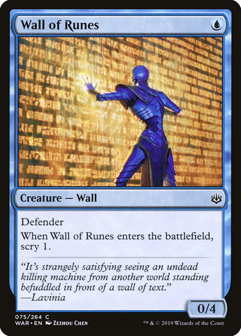 Wall of Runes [War of the Spark]  JAPONES