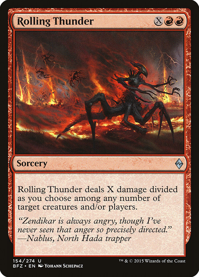 Rolling Thunder [Battle for Zendikar]  RUSO