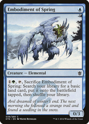 Embodiment of Spring [Khans of Tarkir]  JAPONES