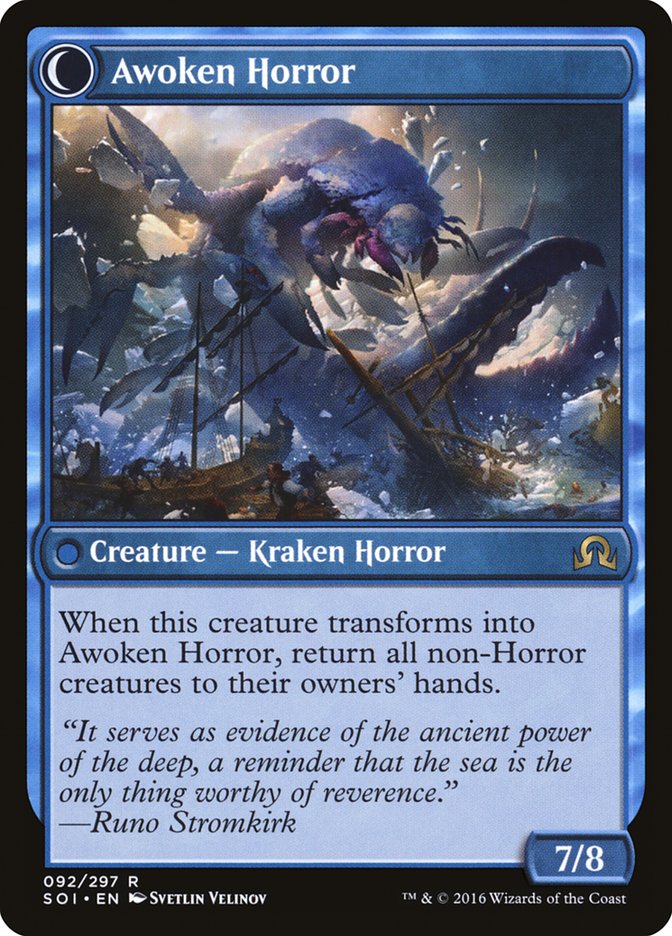 Thing in the Ice // Awoken Horror [Shadows over Innistrad] ESPAÑOL