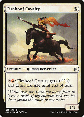 Firehoof Cavalry [Khans of Tarkir]  JAPONES