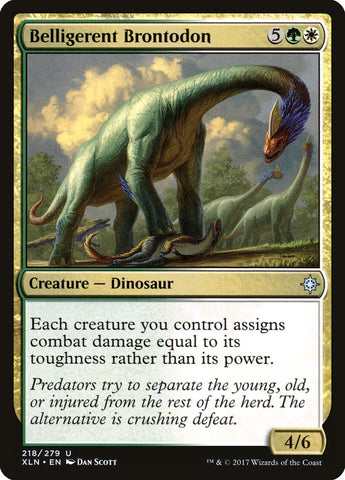 Belligerent Brontodon [Ixalan] ALEMÁN