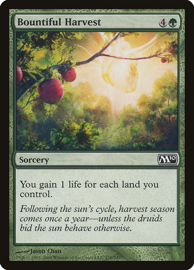 Bountiful Harvest [Magic 2010] JAPONES