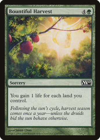 Bountiful Harvest [Magic 2010] JAPONES
