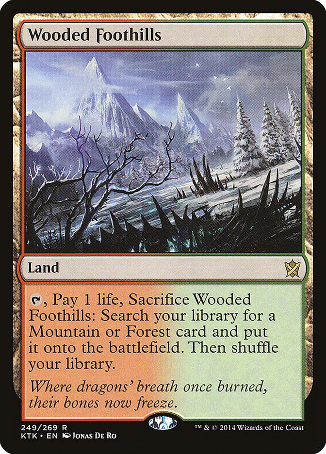 Wooded Foothills [Khans of Tarkir] ESPAÑOL