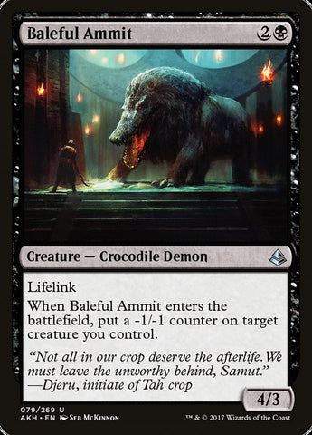 Baleful Ammit [Amonkhet]  JAPONES