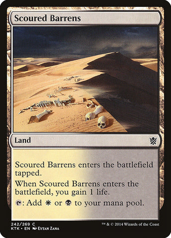 Scoured Barrens [Khans of Tarkir]  JAPONES