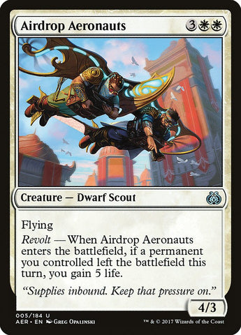 Airdrop Aeronauts [Aether Revolt] ESPAÑOL