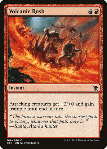 Volcanic Rush [Dragons of Tarkir] JAPONES