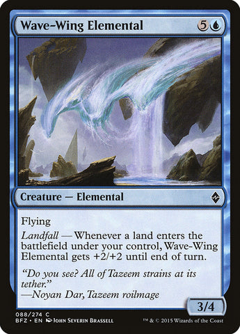 Wave-Wing Elemental [Battle for Zendikar] JAPONES