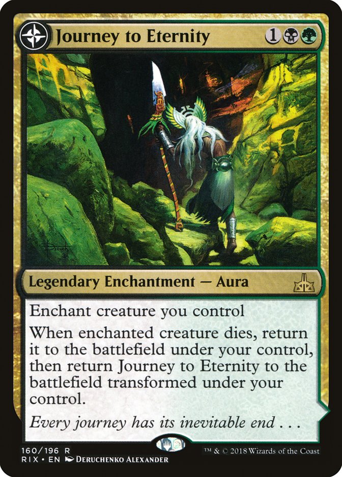 Journey to Eternity // Atzal, Cave of Eternity [Rivals of Ixalan] Español