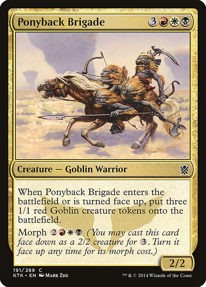 Ponyback Brigade [Khans of Tarkir] JAPONES