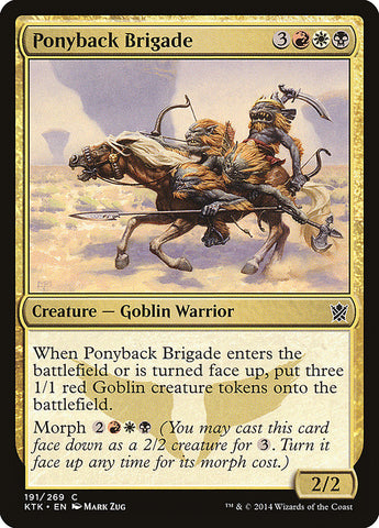 Ponyback Brigade [Khans of Tarkir] JAPONES